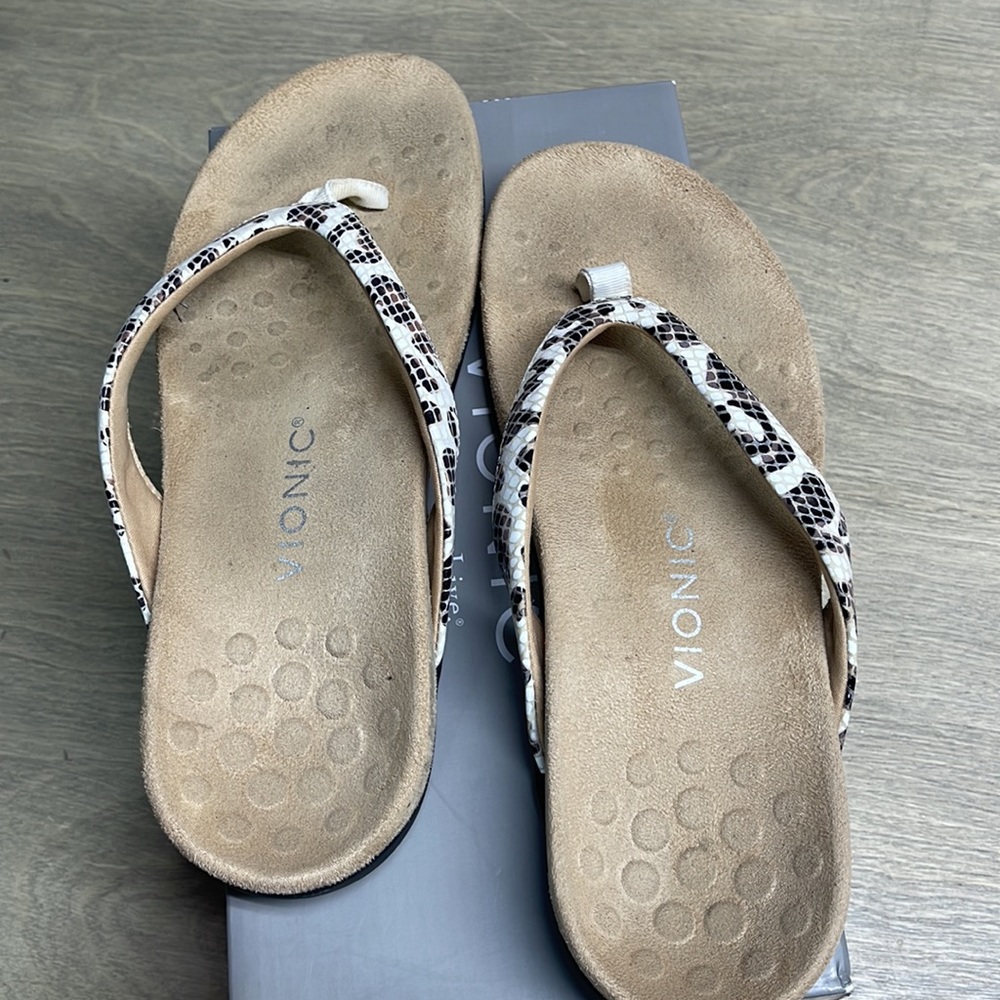 Vionic Dillion Toe Post Sandal 8.5 - Picture 5 of 8